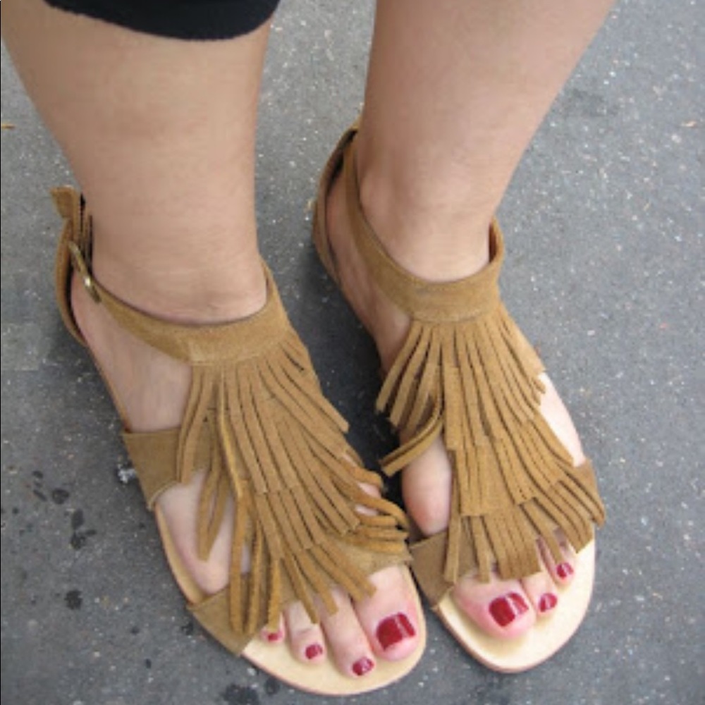 Native American Suede Sandals